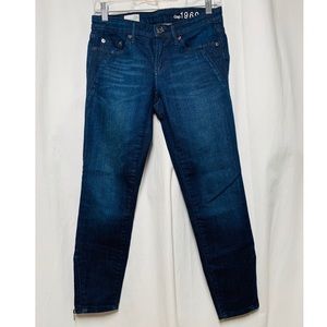 Gap Always Skinny dark wash ankle jean